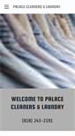 Mobile Screenshot of palacecleanersandlaundry.com